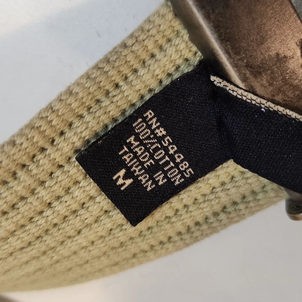 American Eagle Outfitters Kaki Men's Canvas Belt Size M